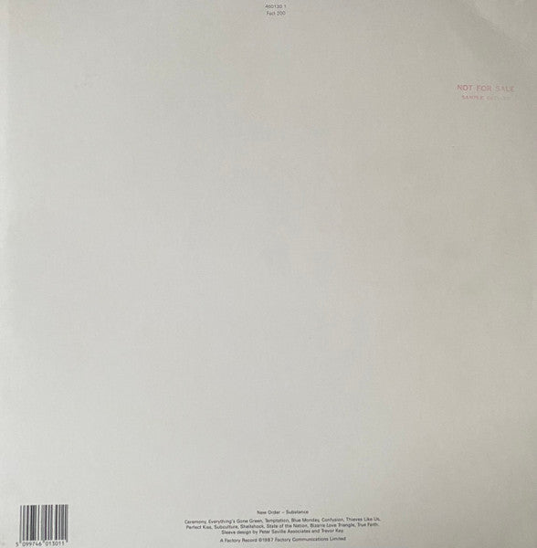 New Order – Substance (2xLP) LP vinyl record, image 2 of 10