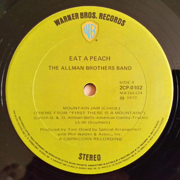 The Allman Brothers Band – Eat A Peach (2xLP) LP vinyl record, image 7 of 7