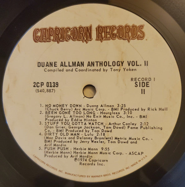 Duane Allman – An Anthology Vol. II (2xLP) LP vinyl record, image 6 of 10