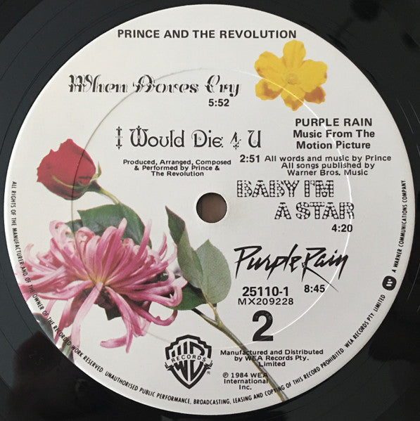 Prince And The Revolution – Purple Rain LP vinyl record, image 4 of 6