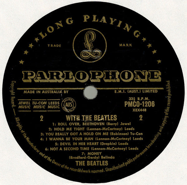 The Beatles – With The Beatles LP vinyl record, image 4 of 4