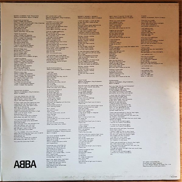 ABBA – Arrival LP vinyl record, image 6 of 6