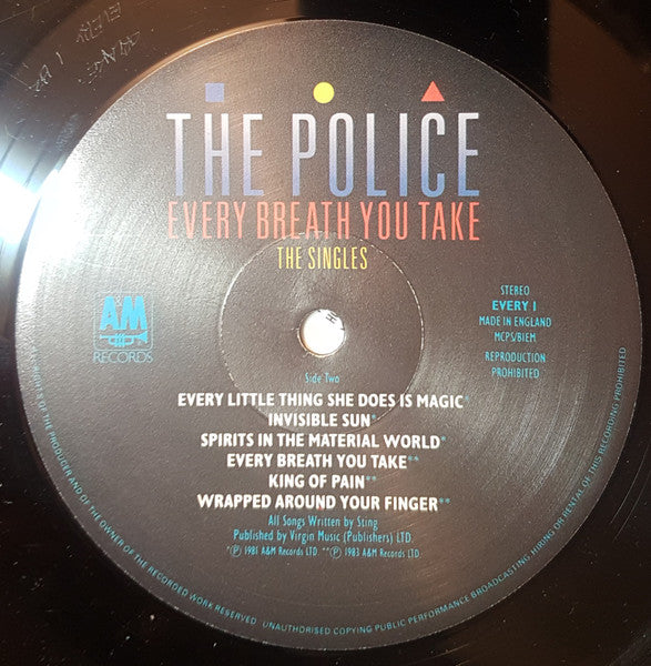 The Police – Every Breath You Take (The Singles) LP vinyl record, image 4 of 8