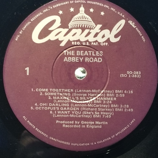The Beatles – Abbey Road LP vinyl record, image 7 of 9