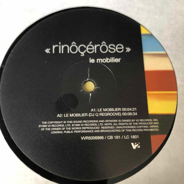 Rinôçérôse – Le Mobilier 12" vinyl record, image 4 of 4