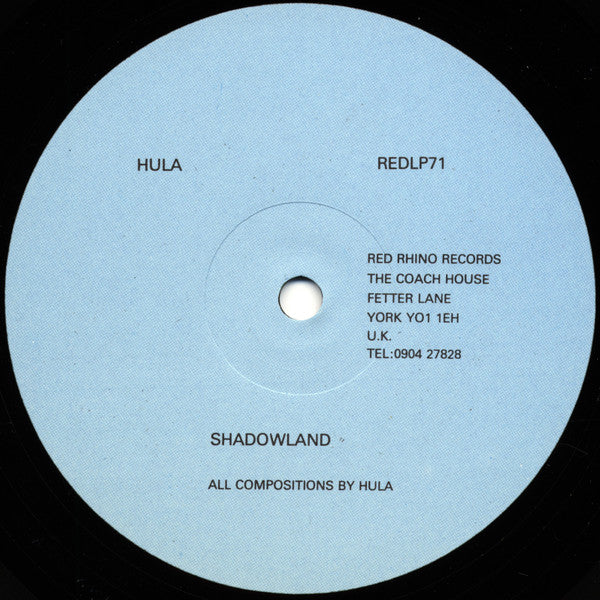 Hula – Shadowland LP vinyl record, image 3 of 4