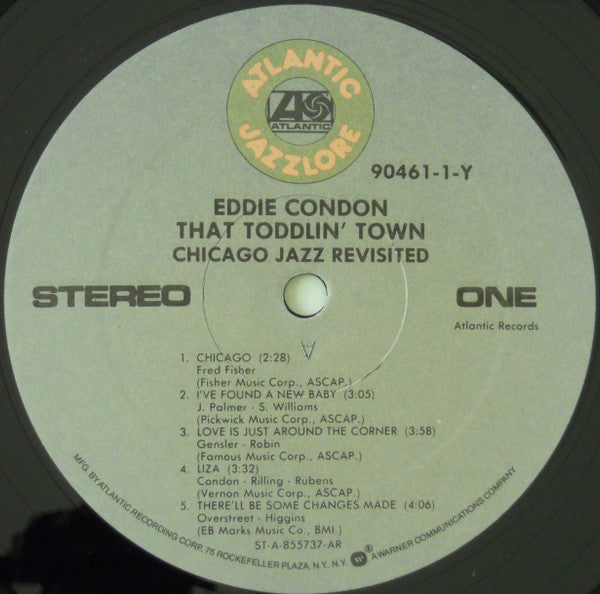 Eddie Condon – That Toddlin' Town LP vinyl record, image 3 of 4