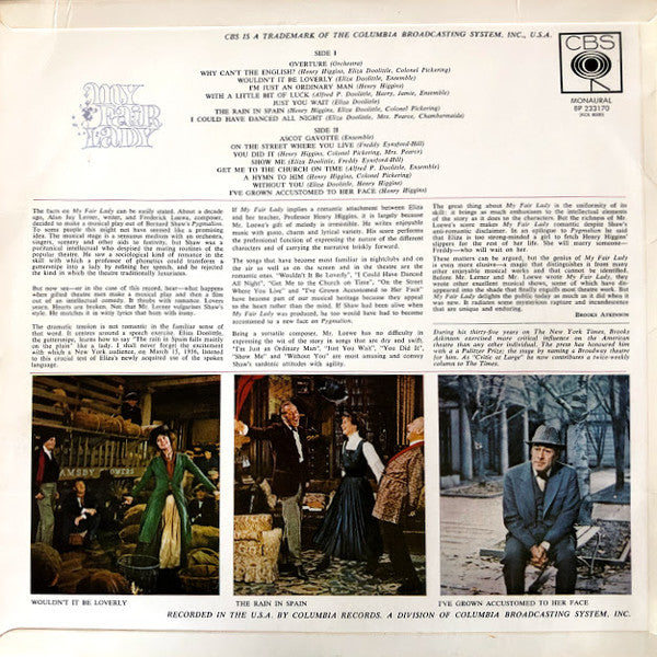 Various – My Fair Lady LP vinyl record, image 2 of 4