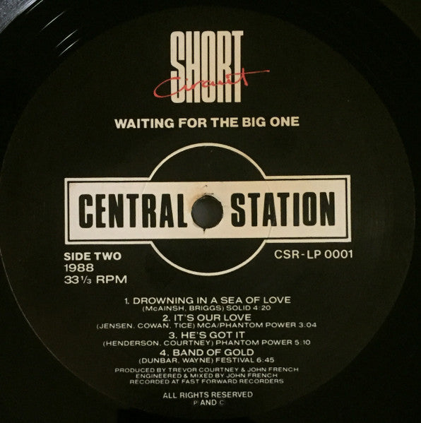 Short Circuit, Lisa Edwards – Waiting For The Big One LP vinyl record, image 4 of 4