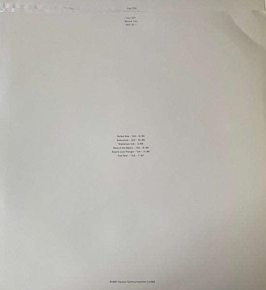 New Order – Substance (2xLP) LP vinyl record, image 4 of 10