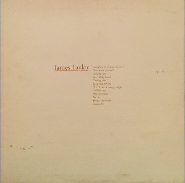 James Taylor – James Taylor's Greatest Hits LP vinyl record, image 1 of 8