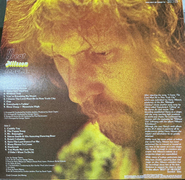 Harry Nilsson – The Best Of Nilsson LP vinyl record, image 2 of 4