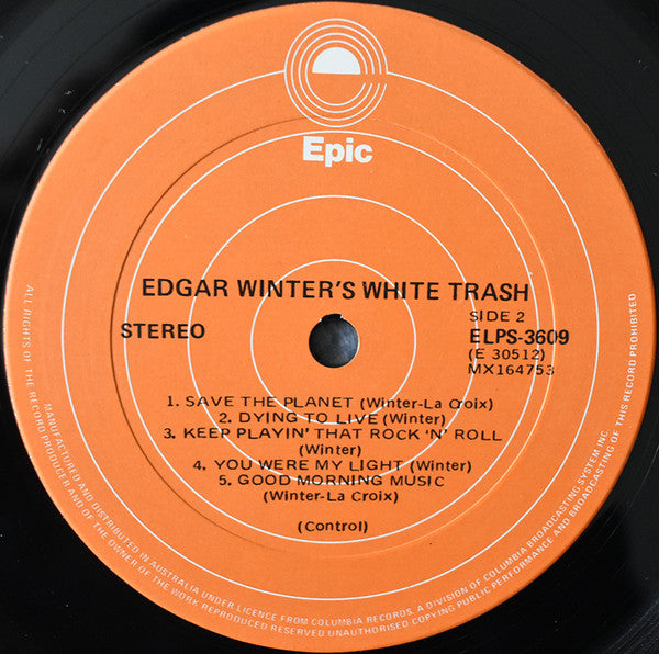 Edgar Winter's White Trash – Edgar Winter's White Trash LP vinyl record, image 4 of 6