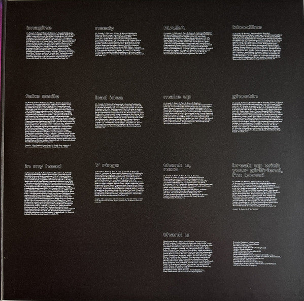 Ariana Grande – Thank U, Next (2xLP) LP vinyl record, image 6 of 7
