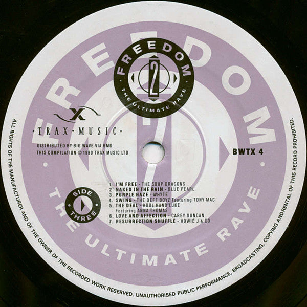 Various – Freedom Two - The Ultimate Rave (2xLP) LP vinyl record, image 6 of 7
