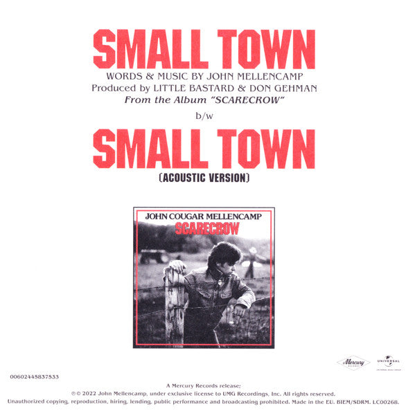 John Cougar Mellencamp – Scarecrow LP vinyl record, image 10 of 10