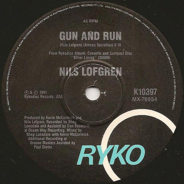 Nils Lofgren – Valentine 7" vinyl record, image 4 of 4