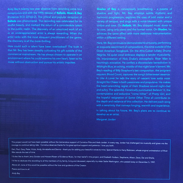 Andy Bey – Shades Of Bey (2xLP) LP vinyl record, image 3 of 8