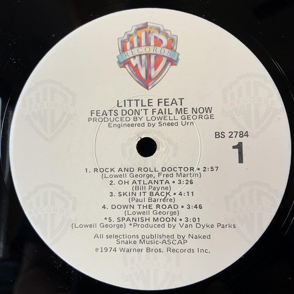 Little Feat – Feats Don't Fail Me Now LP vinyl record, image 2 of 3