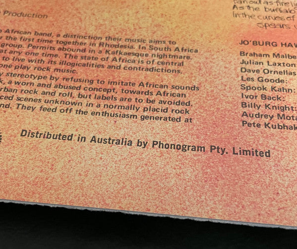 Hawk – Jo'burg Hawk LP vinyl record, image 4 of 6
