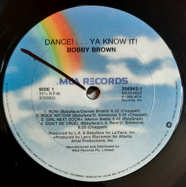 Bobby Brown – Dance!...Ya Know It! LP vinyl record, image 3 of 6