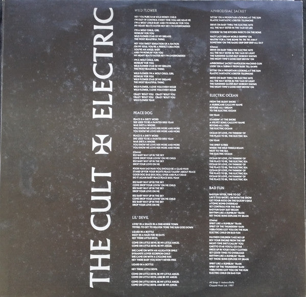 The Cult – Electric LP vinyl record, image 4 of 7