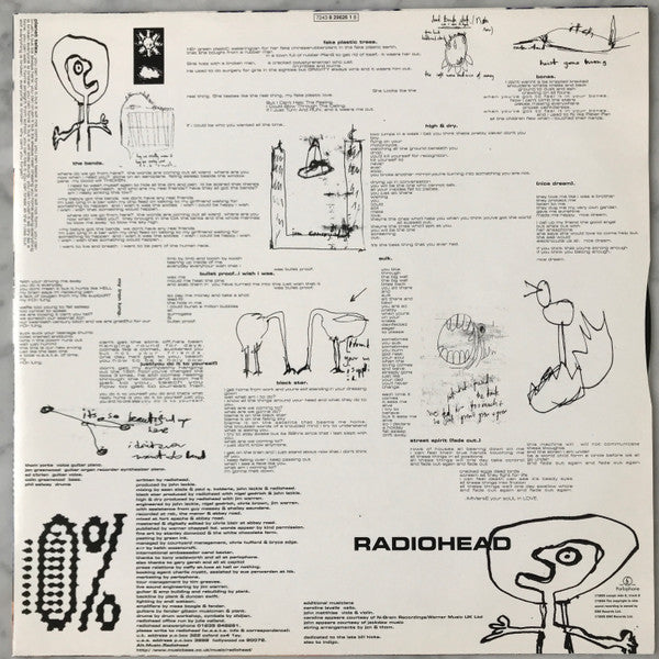 Radiohead – The Bends LP vinyl record, image 5 of 6