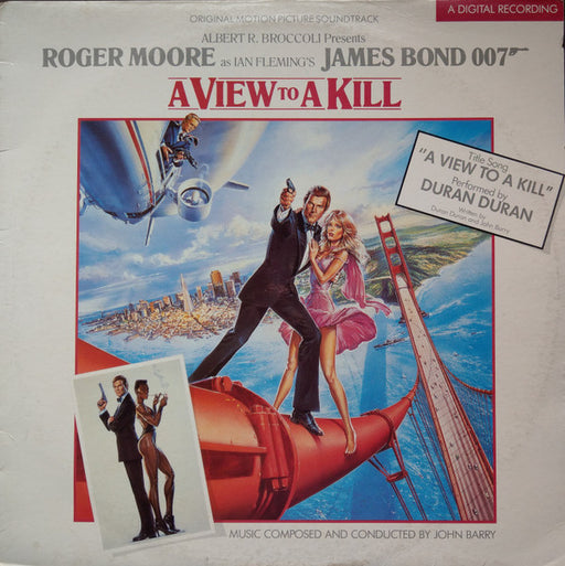 John Barry – A View To A Kill (Original Motion Picture Soundtrack) LP vinyl record, image 1 of 4