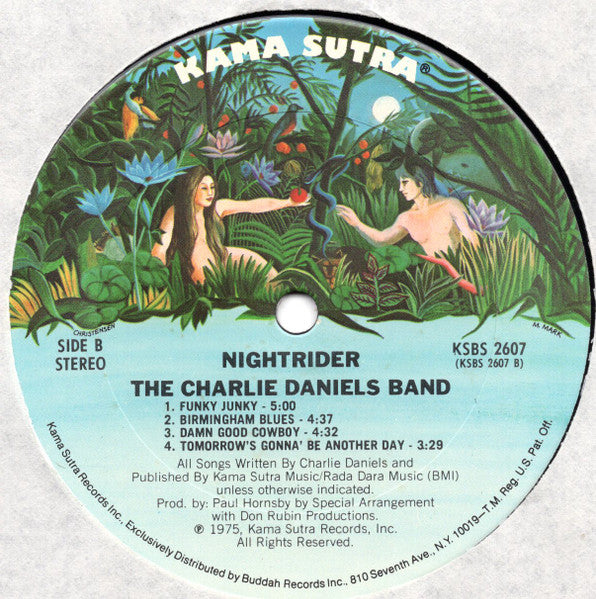 The Charlie Daniels Band – Nightrider LP vinyl record, image 3 of 7