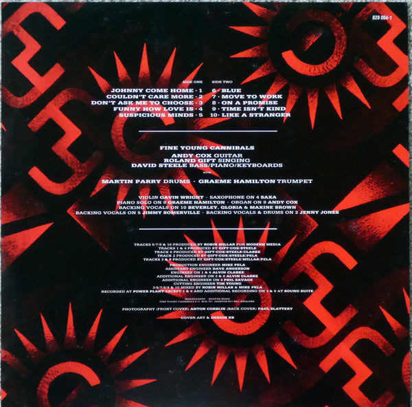 Fine Young Cannibals – Fine Young Cannibals LP vinyl record, image 4 of 7
