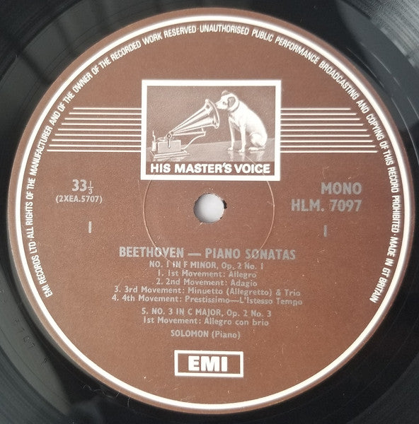 Solomon – Solomon plays Beethoven Sonatas (7xLP) LP vinyl record, image 2 of 8