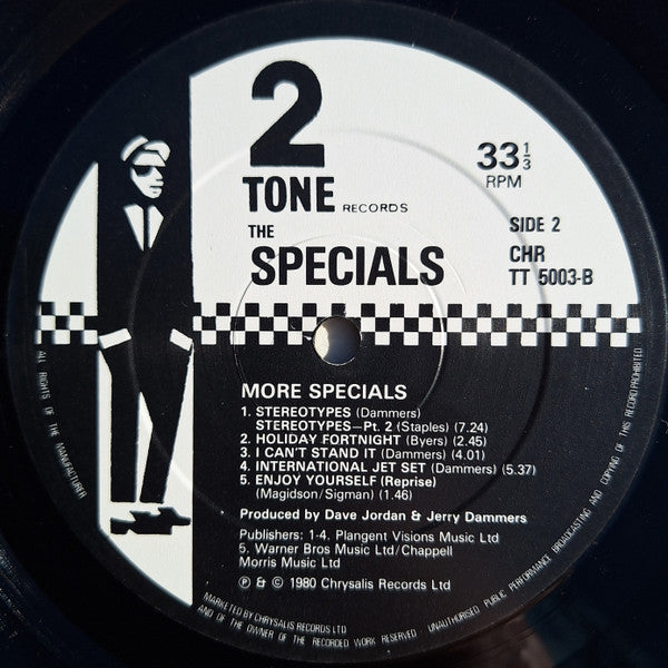The Specials – More Specials LP vinyl record, image 4 of 4