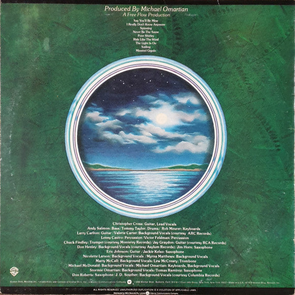 Christopher Cross – Christopher Cross LP vinyl record, image 2 of 4