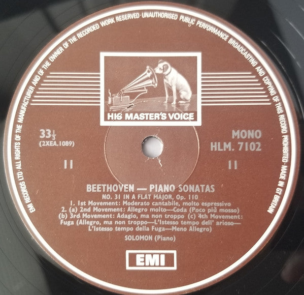 Solomon – Solomon plays Beethoven Sonatas (7xLP) LP vinyl record, image 7 of 8