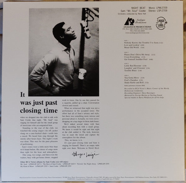 Sam Cooke – Night Beat (2xLP) LP vinyl record, image 2 of 6