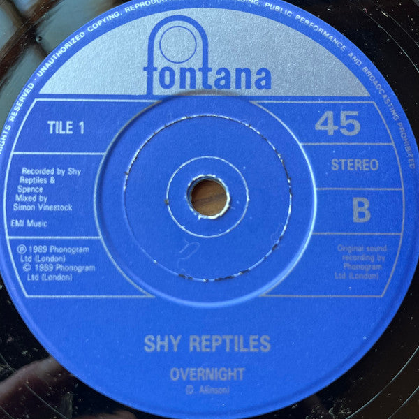 Shy Reptiles – Trailblaze 7" vinyl record, image 3 of 4