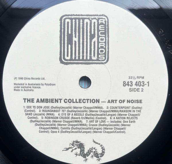 The Art Of Noise – The Ambient Collection LP vinyl record, image 4 of 4