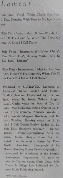 Ultravox – Lament (Steven Wilson Stereo Mix) LP vinyl record, image 7 of 10