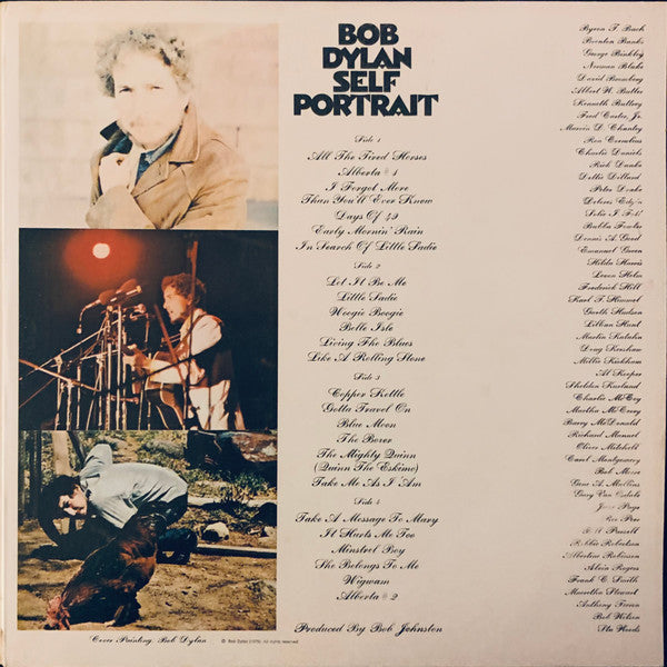 Bob Dylan – Self Portrait (2xLP) LP vinyl record, image 3 of 8