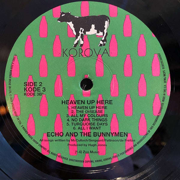 Echo & The Bunnymen – Heaven Up Here LP vinyl record, image 6 of 6