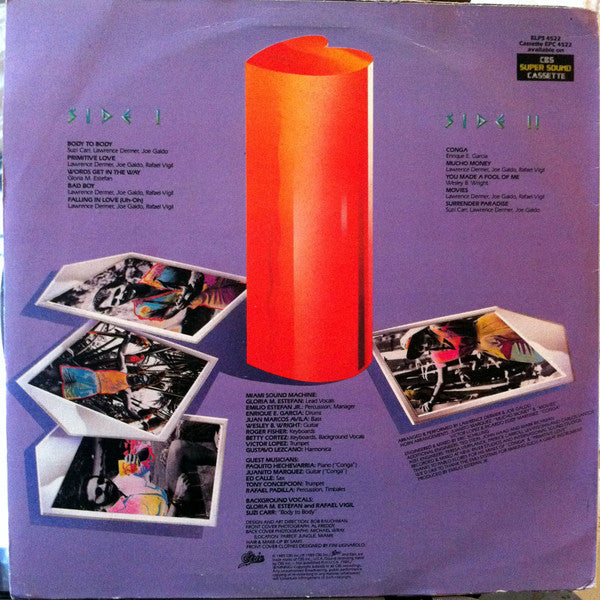 Miami Sound Machine – Primitive Love LP vinyl record, image 2 of 4