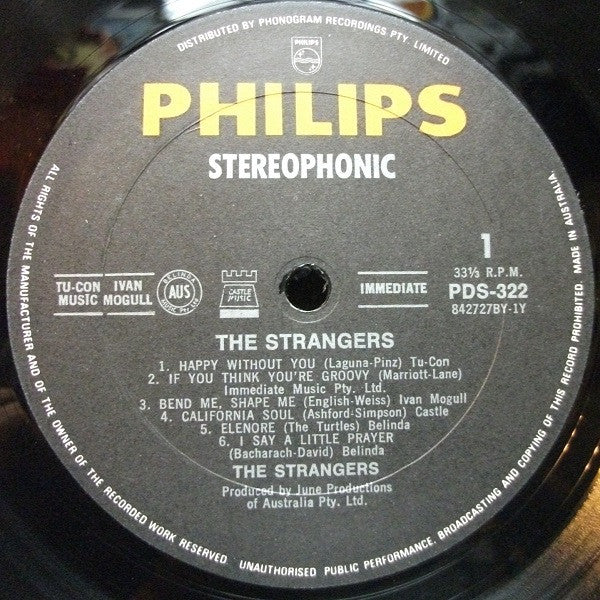 The Strangers – The Strangers LP vinyl record, image 3 of 4