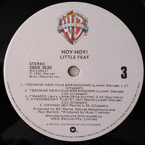 Little Feat – Hoy-Hoy! (2xLP) LP vinyl record, image 7 of 10