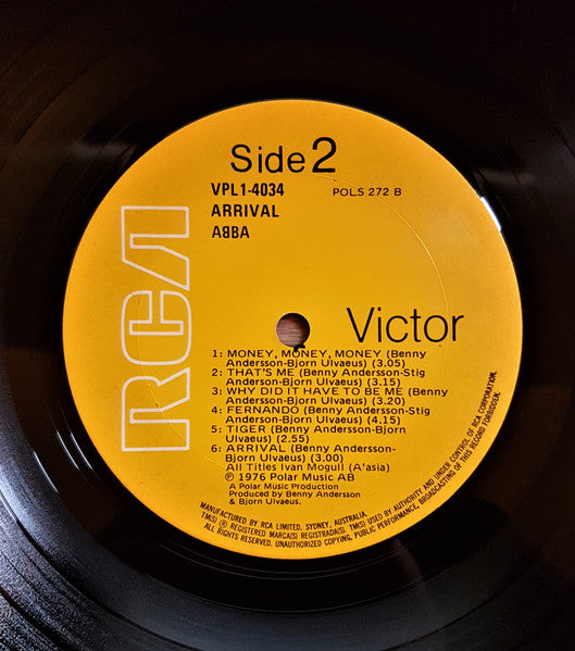 ABBA – Arrival LP vinyl record, image 4 of 6