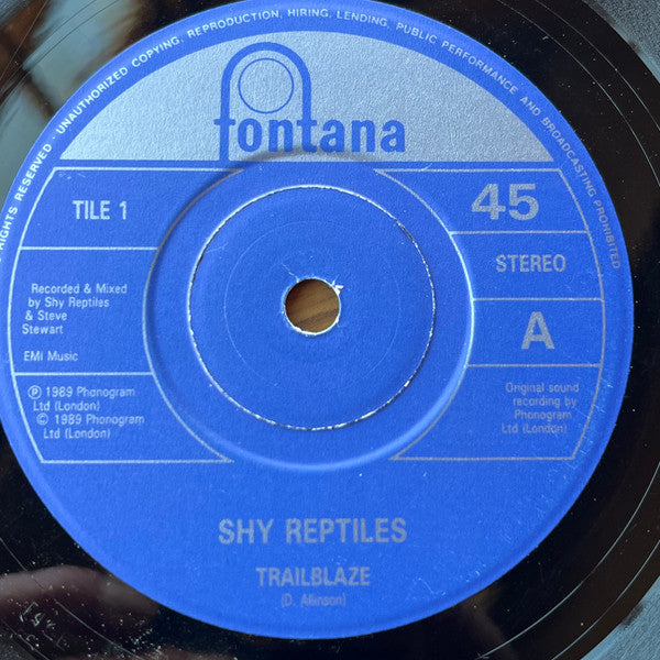 Shy Reptiles – Trailblaze 7" vinyl record, image 2 of 4