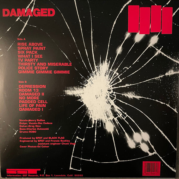 Black Flag – Damaged LP vinyl record, image 2 of 4