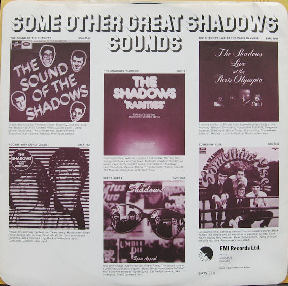 The Shadows – 20 Golden Greats LP vinyl record, image 5 of 6