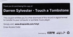 Darren Sylvester – Touch a Tombstone LP vinyl record, image 7 of 7