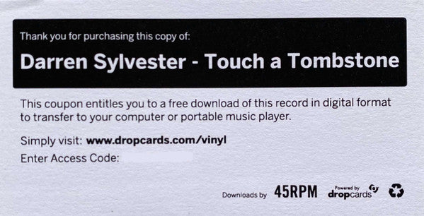 Darren Sylvester – Touch a Tombstone LP vinyl record, image 7 of 7