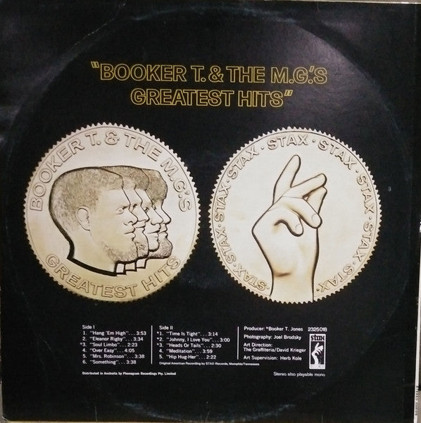Booker T & The MG's – Greatest Hits LP vinyl record, image 2 of 4